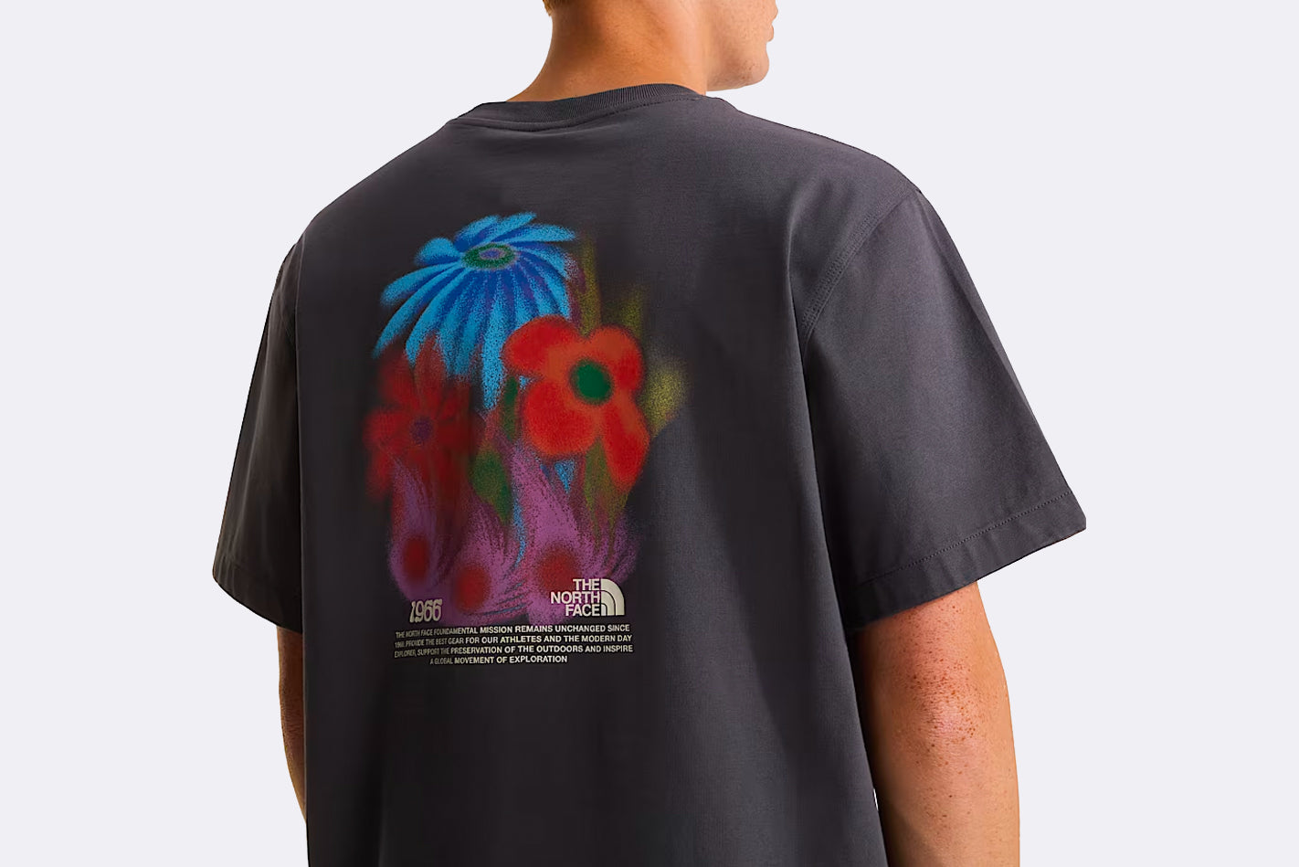 Camiseta The North Face 1966 Flora Relaxed Tee Gris para Hombre