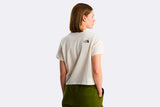Camiseta The North Face Flora Embro Tee Beige para mujer