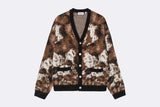 Cardigan Carhartt WIP Merton Cardigan Wild Dog Jacquard marron para hombre