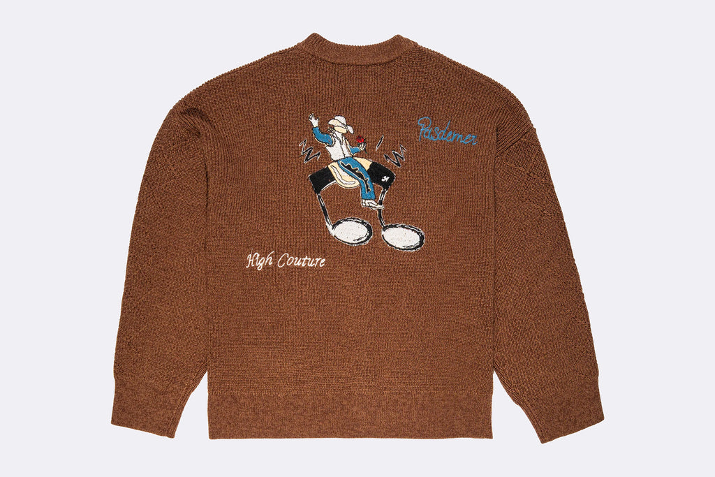 Cardigan Pasdemer Rodeo Cardigan marron para hombre
