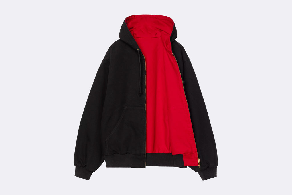 Chaqueta Carhartt WIP Active Jacket Canvas 50 Years Anniversary Negro y Rojo para Hombre