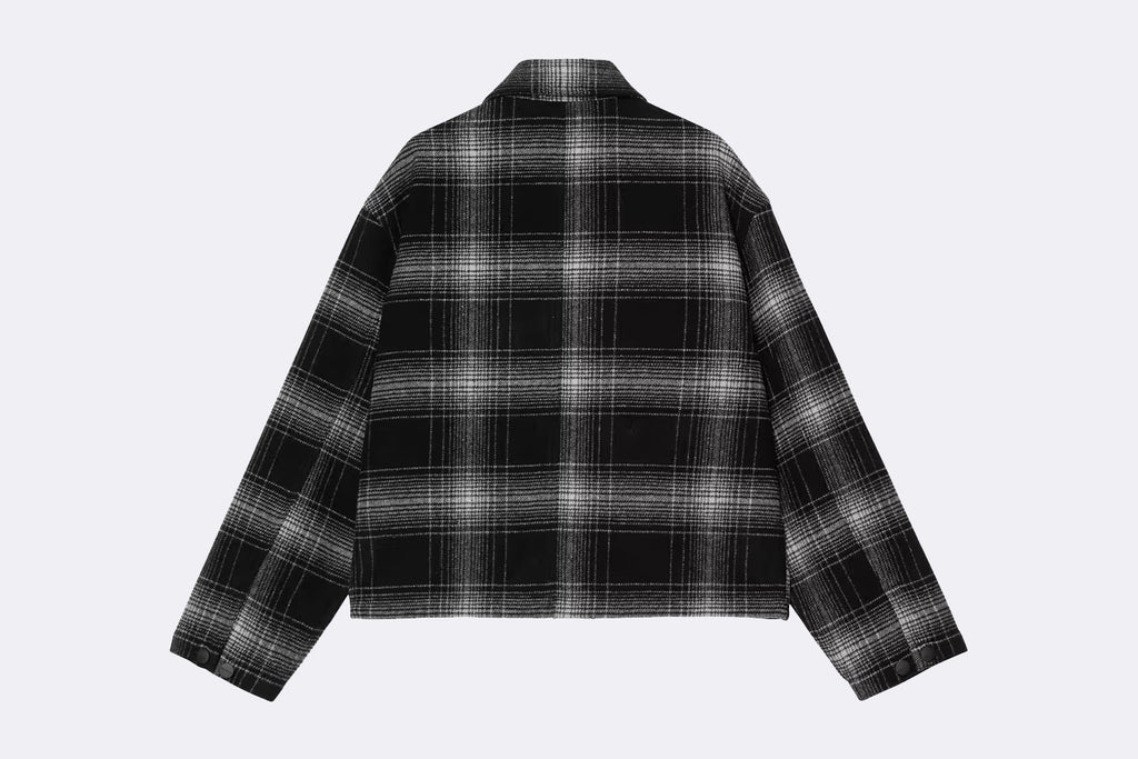 Chaqueta Carhartt WIP Brennan Shirt Jac Check Black para mujer