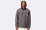 Chaqueta Carhartt WIP Chore Coat Graphite Black Stone Canvas para hombre