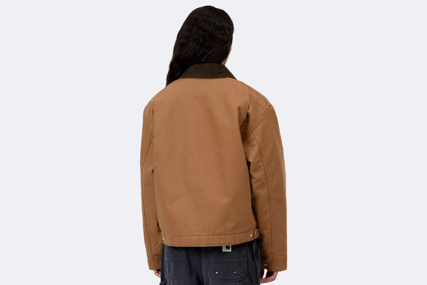 Chaqueta Detroit de Carhartt WIP en color marron para mujer - vista trasera