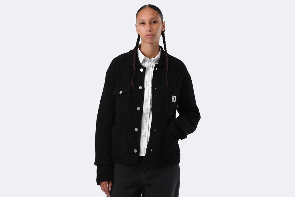 Chaqueta Carhartt WIP Michigan Sweater-Black para mujer