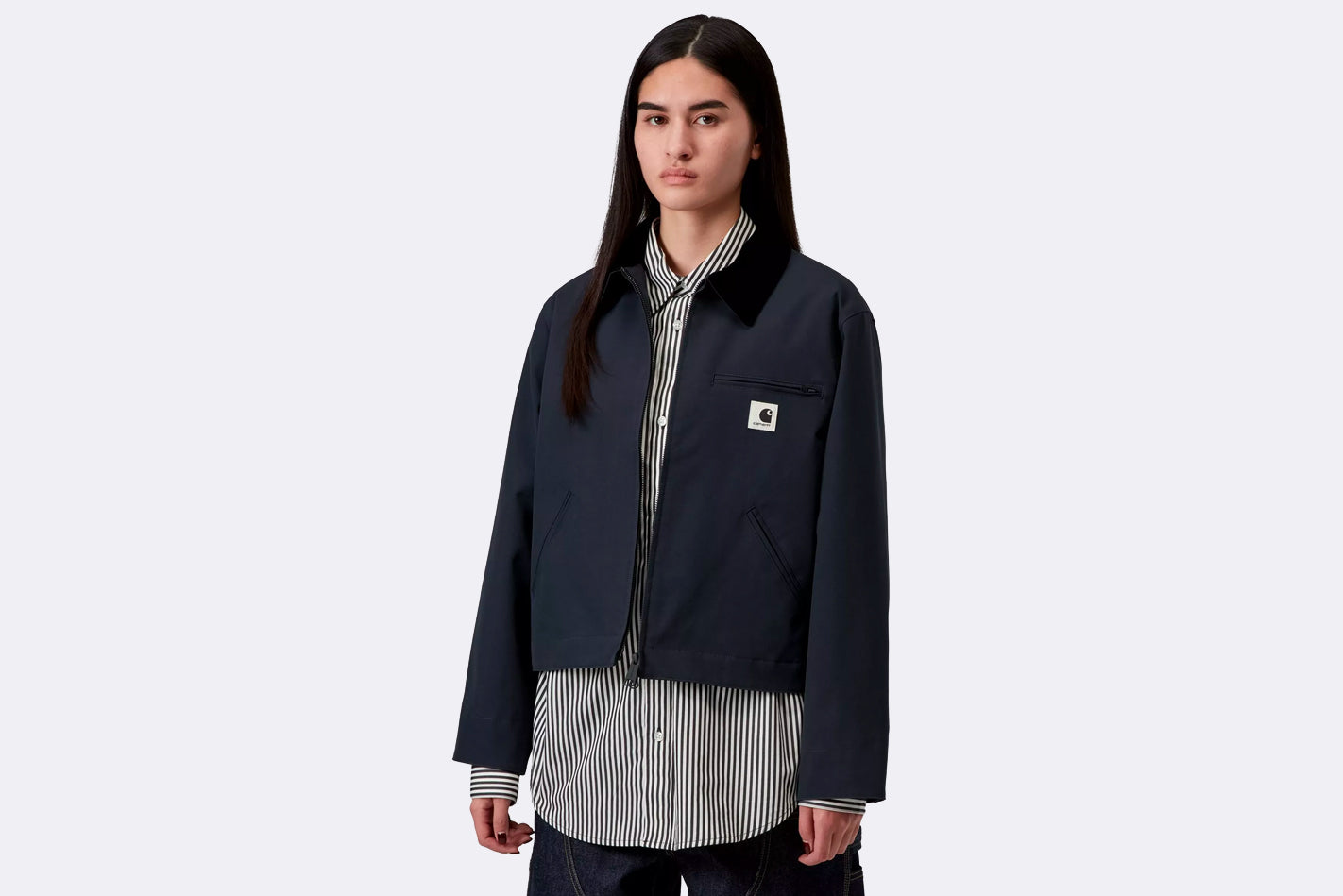 Chaqueta Carhartt WIP Newkirk Summer Jacket Negro Mujer