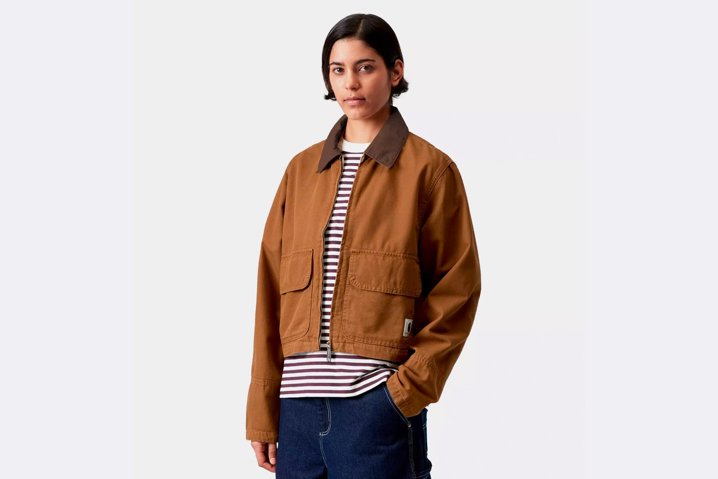 Chaqueta Carhartt WIP Prescott Jacket Marron para mujer