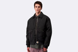 Chaqueta Carhartt WIP Stanton Jacket Black Stone Washed para hombre