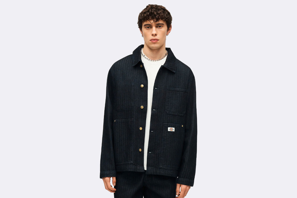 Chaqueta Dickies Selvedge Herringbone Barn Denim Jacket Azul para hombre