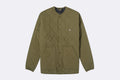 Chaqueta acolchada verde militar de Dickies, vista frontal