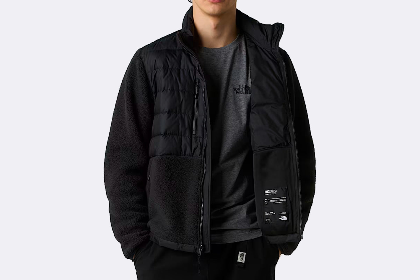 Chaqueta The North Face RMST Denali Tek Hybrid Jacket negro hombre