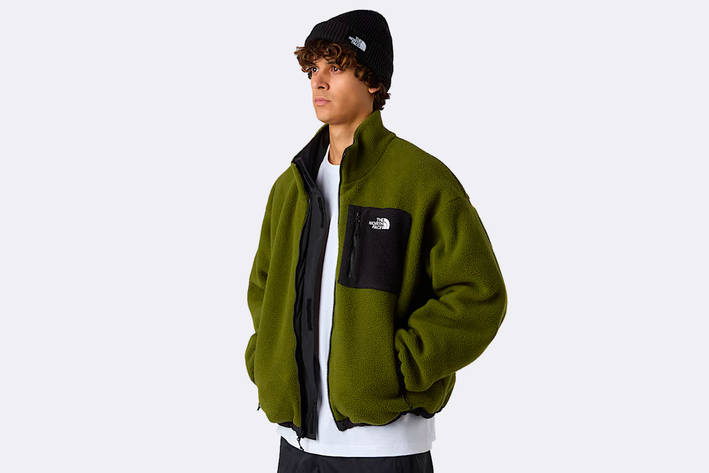 Chaqueta The North Face Yumiori Reversible Negro y Verde para hombre