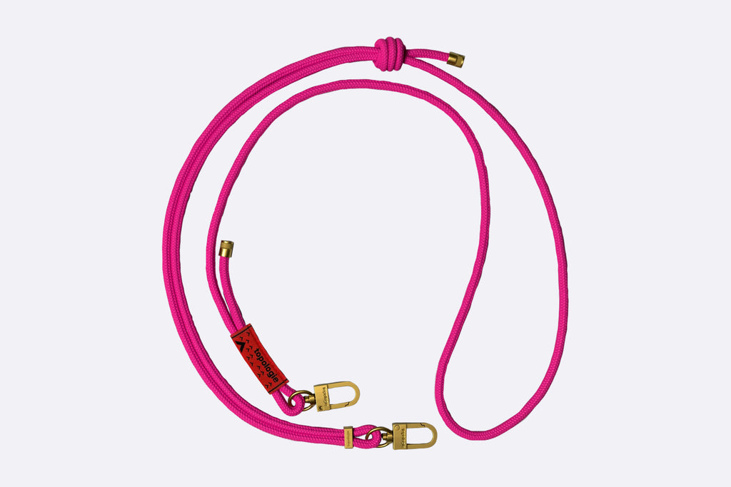 Correa Topologie 6mm Rope Strap Rosa Fucsia Unisex