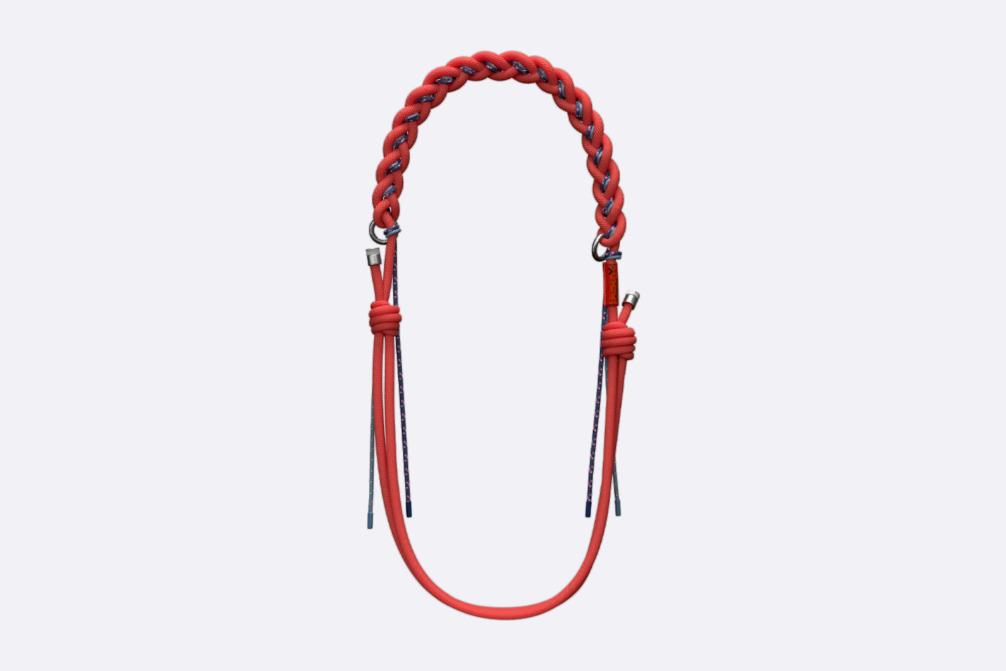 Correa Topologie 8mm Braided O-rope Rojo Unisex