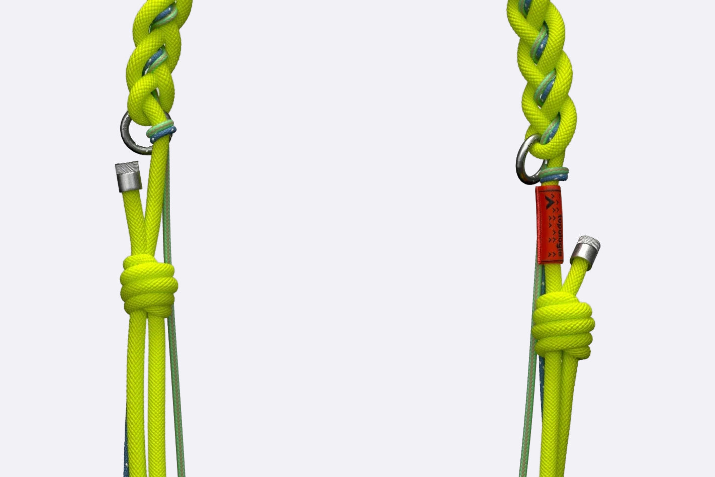 Correa Topologie 8mm Braided O-rope Amarillo Neon Unisex