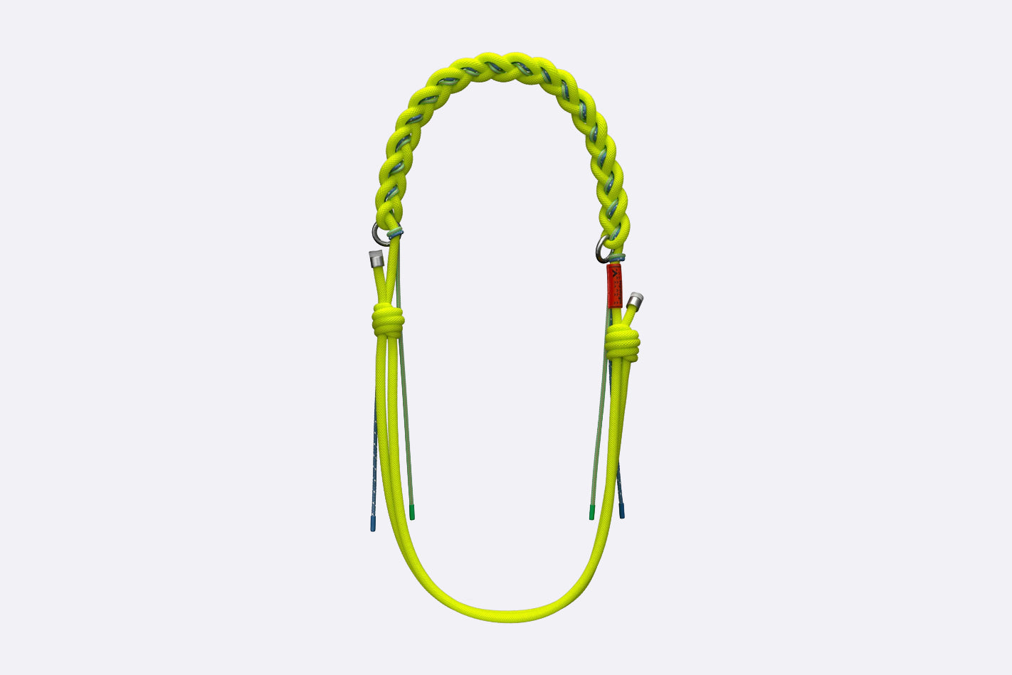 Correa Topologie 8mm Braided O-rope Amarillo Neon Unisex