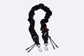 Correa Topologie Bungee Wrist Strap Negro Unisex