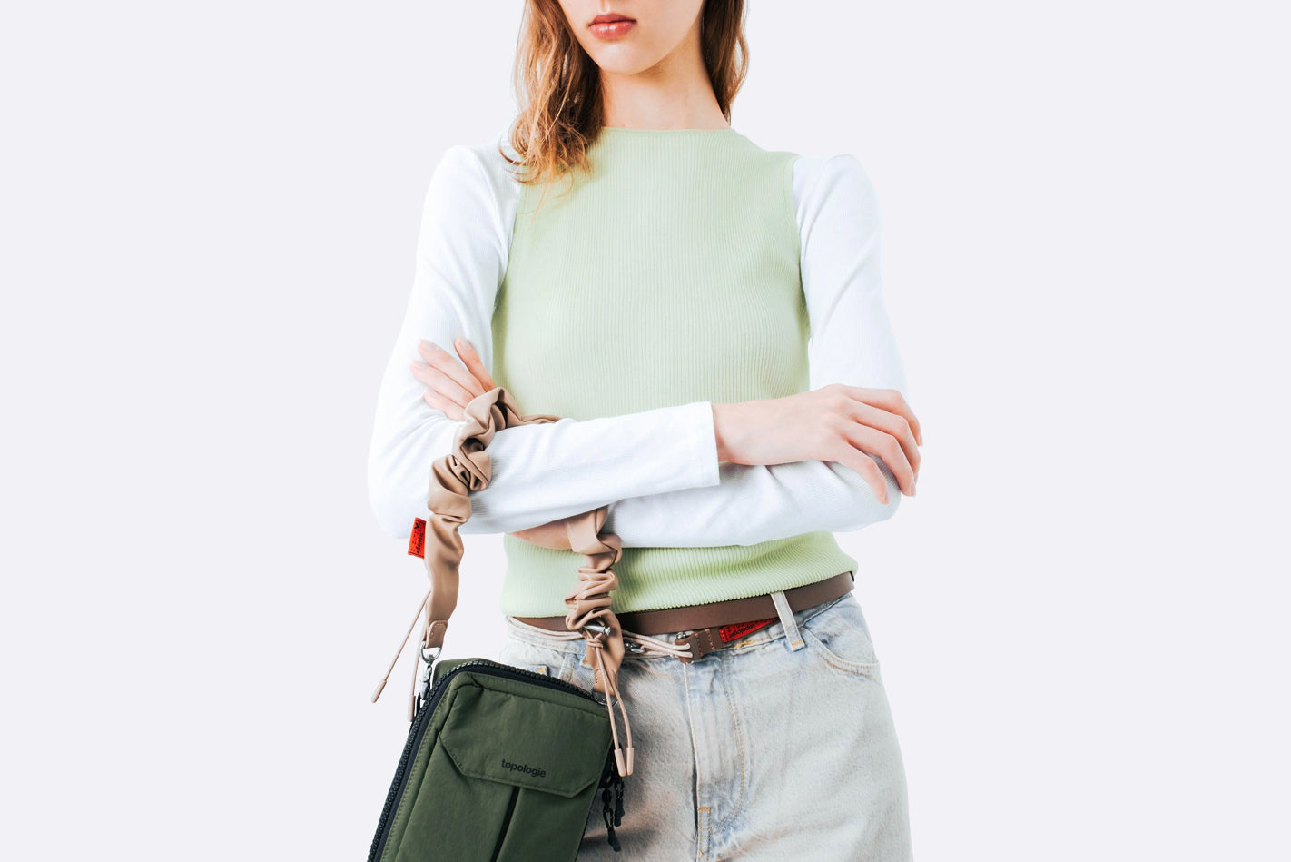 Correa Topologie Bungee Wrist Strap Nude Unisex
