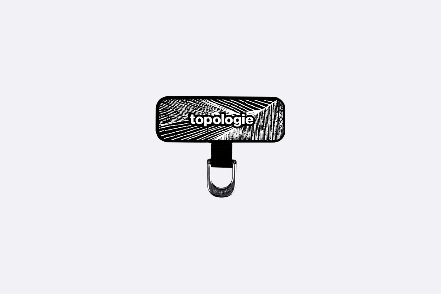 Adaptador Topologie Phone Strap Adapter Negro Unisex
