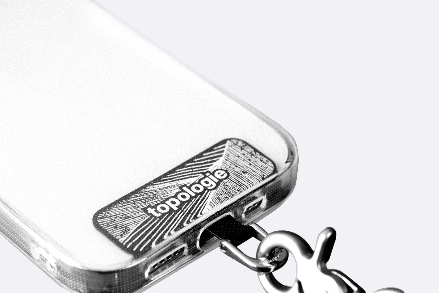 Adaptador Topologie Phone Strap Adapter Gris Unisex