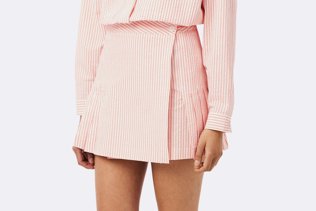 Falda Lacoste Short Skirt Naranja para Mujer