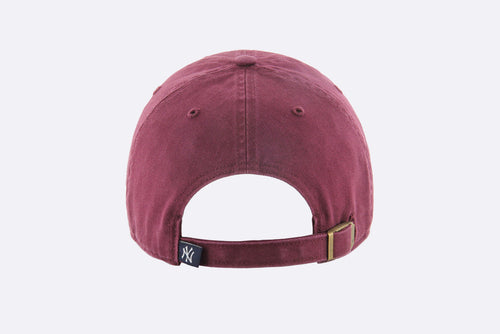 Gorra MLB New York Yankees 47 Brand en color granate Unisex, vista trasera
