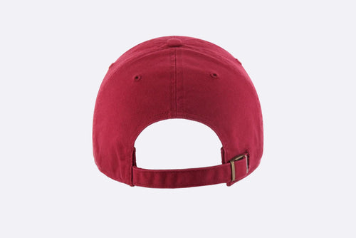 Gorra MLB New York Yankees 47 Brand en color rojo Unisex, vista trasera
