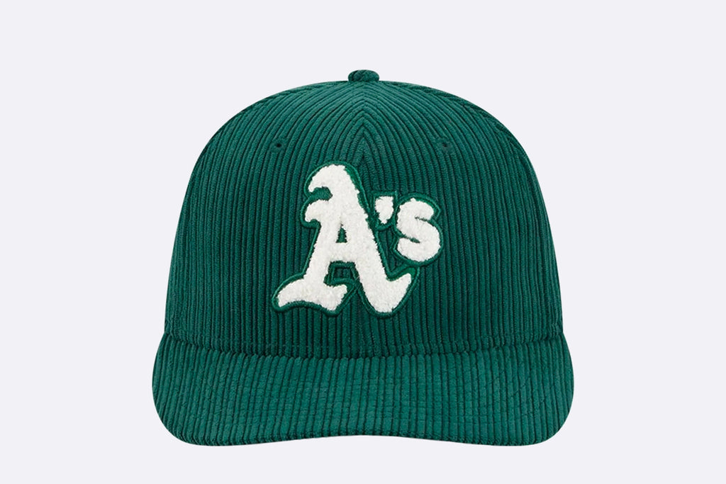 Gorra New Era Athletics MLB Chenille Pop 59FIFTY Fitted Verde Oscuro
