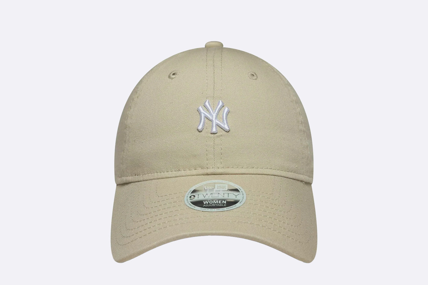 Gorra New Era League Essential Midi New York Yankees 9TWENTY Beige para Mujer