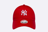 Gorra New Era League Essential Midi New York Yankees 9TWENTY Rojo para Mujer