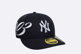 Gorra New Era MLB Est Script New York Yankees Low Profile ‎59FIFTY Fitted Azul Marino Unisex
