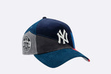 Gorra New Era MLB Patchwork New York Yankees 9FORTY A-Frame Azul Marino unisex
