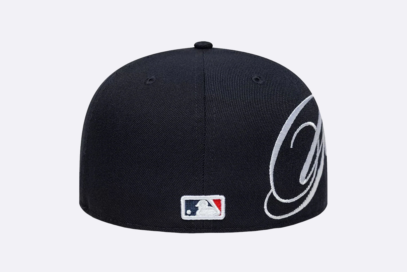 Gorra New Era MLB Side Script New York Yankees Low Profile 59fifty Fitted Azul marino Unisex