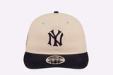 New Era New York Yankees MLB Americana Herringbone Retro Crown 9FIFTY Blanco