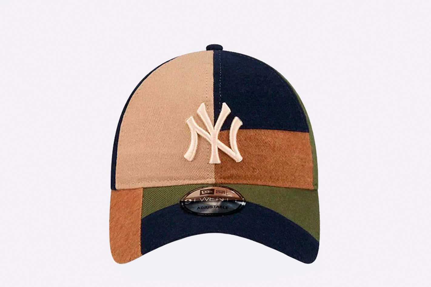 New Era New York Yankees MLB Patchwork 9TWENTY Marrón