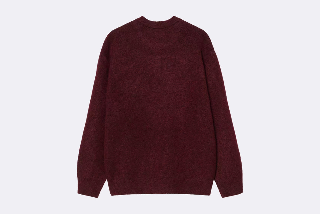 Jersey Carhartt WIP Chedda Sweater Granate para hombre