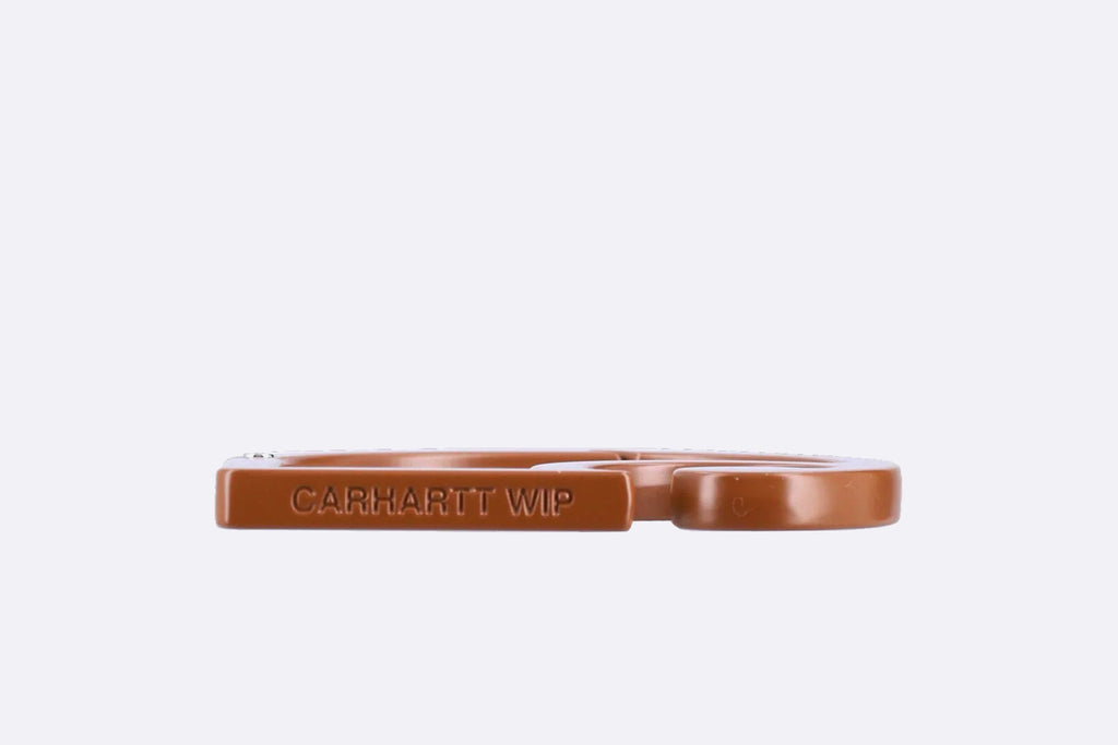Llavero Carhartt WIP C-logo Carabiner Zinc Alloy Marron Unisex