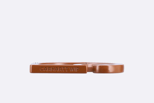 Llavero Carhartt WIP C-logo Carabiner Zinc Alloy Marron Unisex