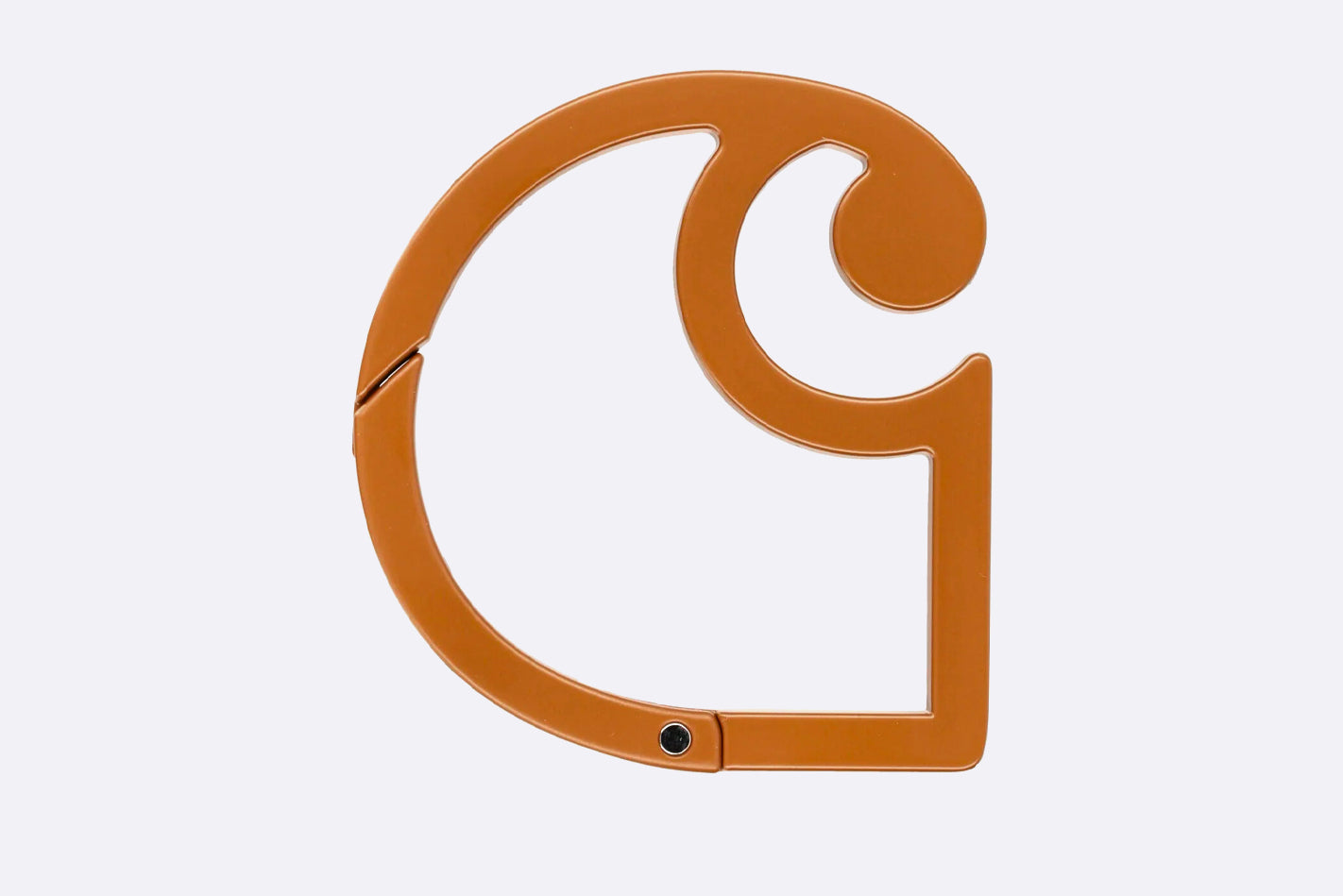 Llavero Carhartt WIP C-logo Carabiner Zinc Alloy Marron Unisex