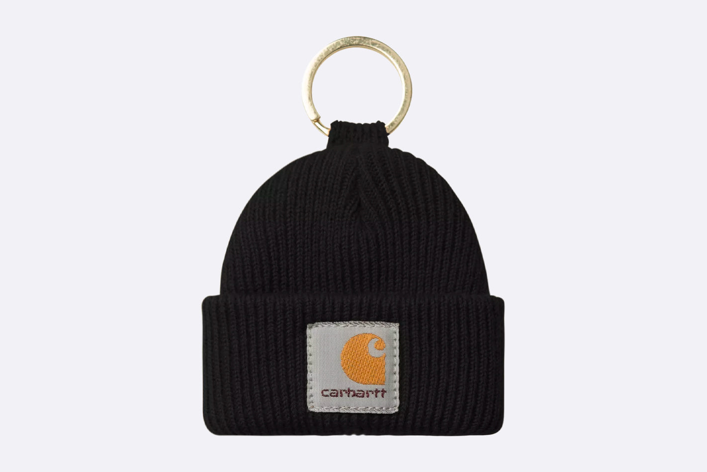 Llavero Carhartt WIP Mini Watch Hat Keychain Acrylic Negro Unisex