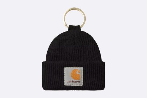 Llavero Carhartt WIP Mini Watch Hat Keychain Acrylic Negro Unisex
