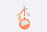 Llavero Lacoste Mirror Ball Racket Crocodile Keychain Naranja Unisex