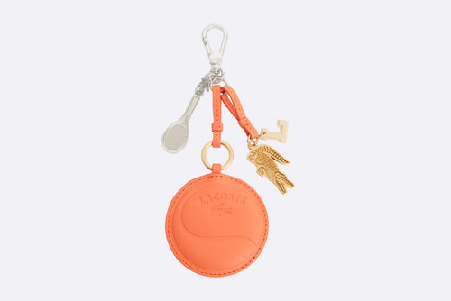 Llavero Lacoste Mirror Ball Racket Crocodile Keychain Naranja Unisex