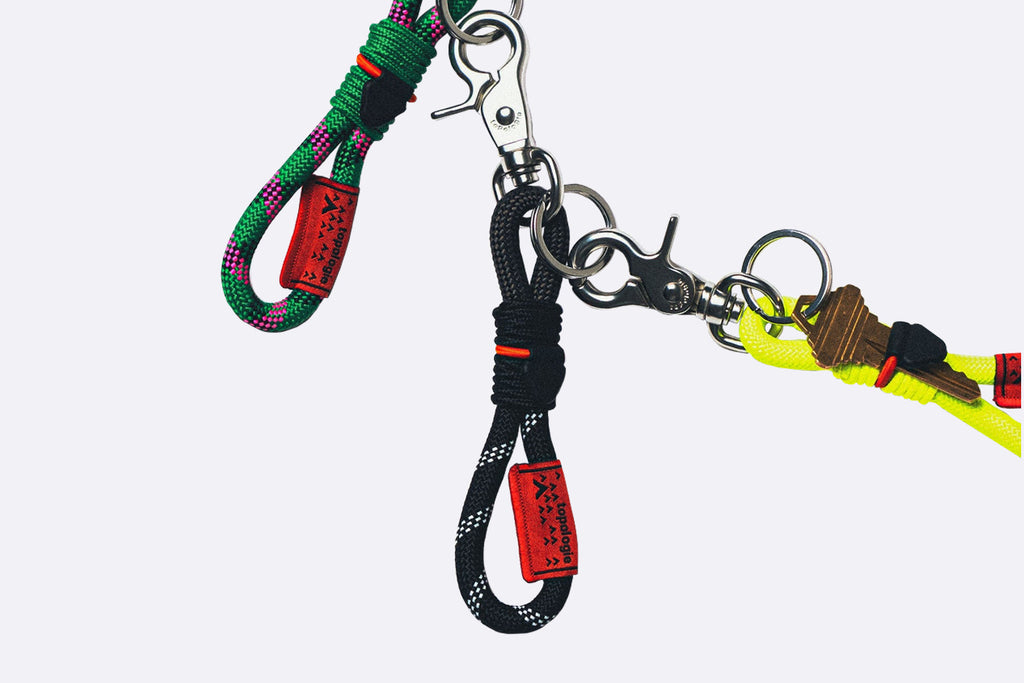 Llavero Topologie 8mm Loop Key Holder Negro Unisex