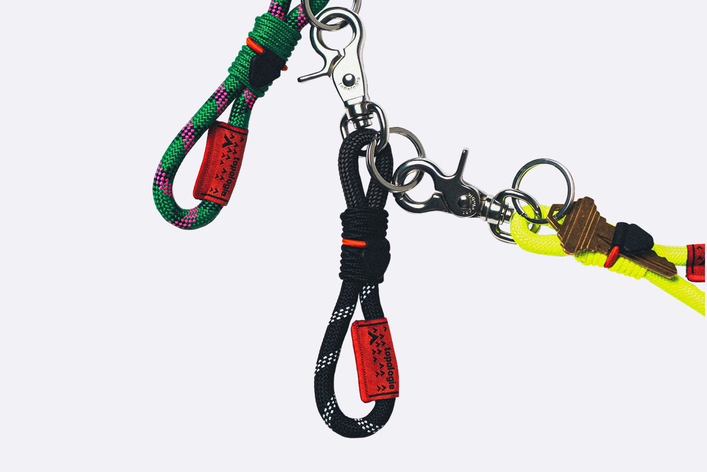Llavero Topologie 8mm Loop Key Holder Negro Unisex