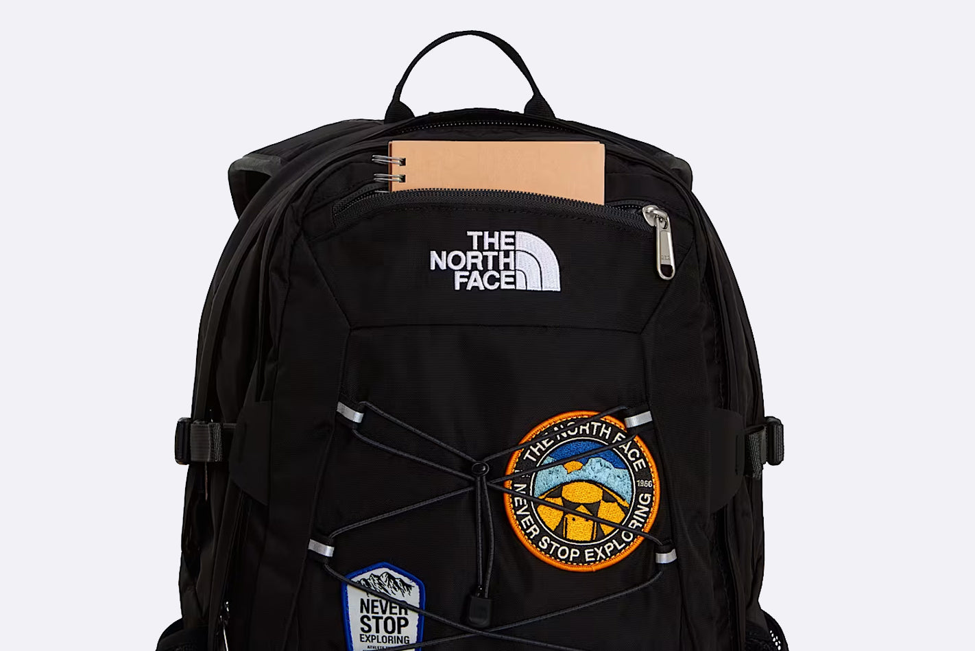 Mochila The North Face Borealis Classic Patch Negra con parches Unisex