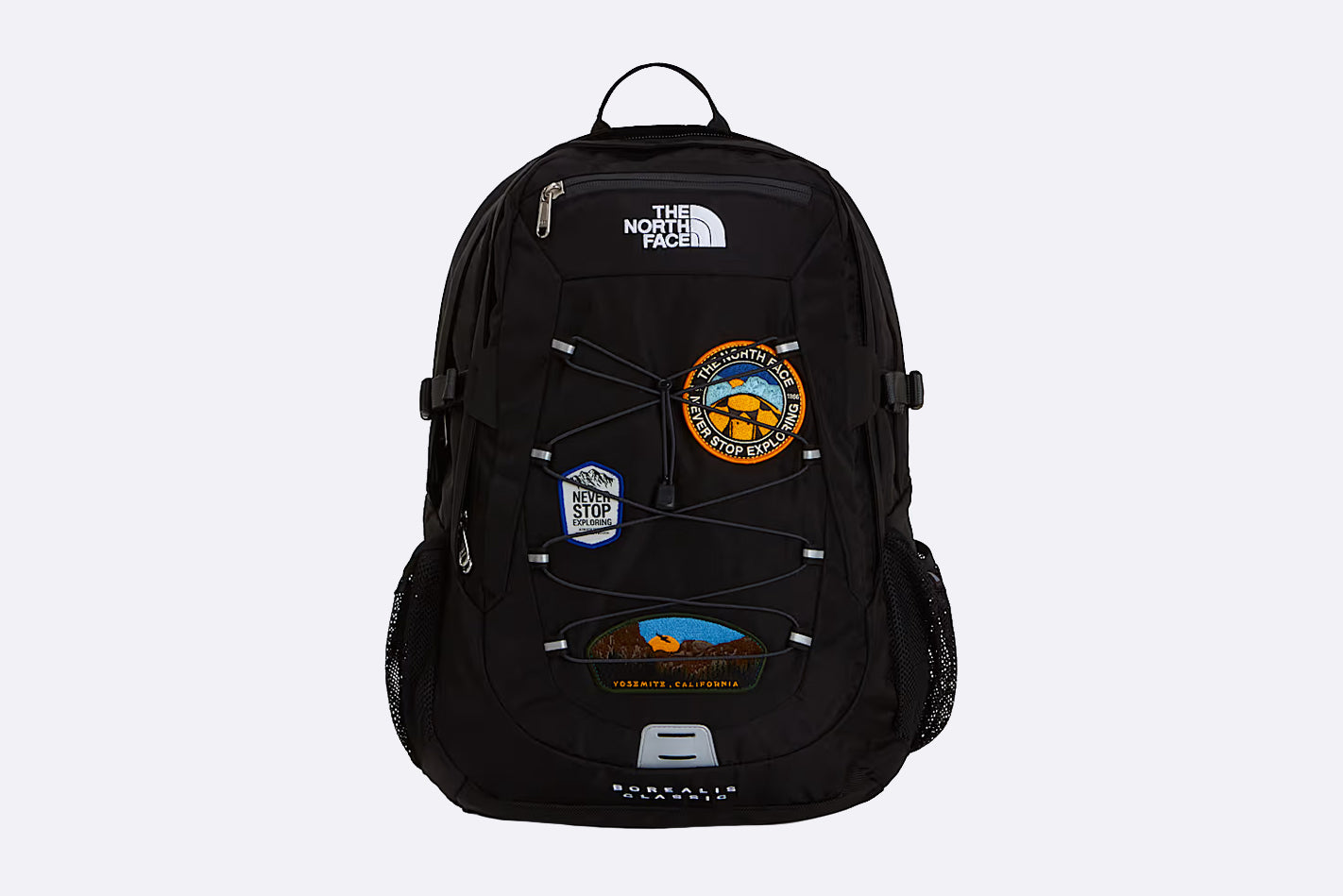 Mochila The North Face Borealis Classic Patch Negra con parches Unisex