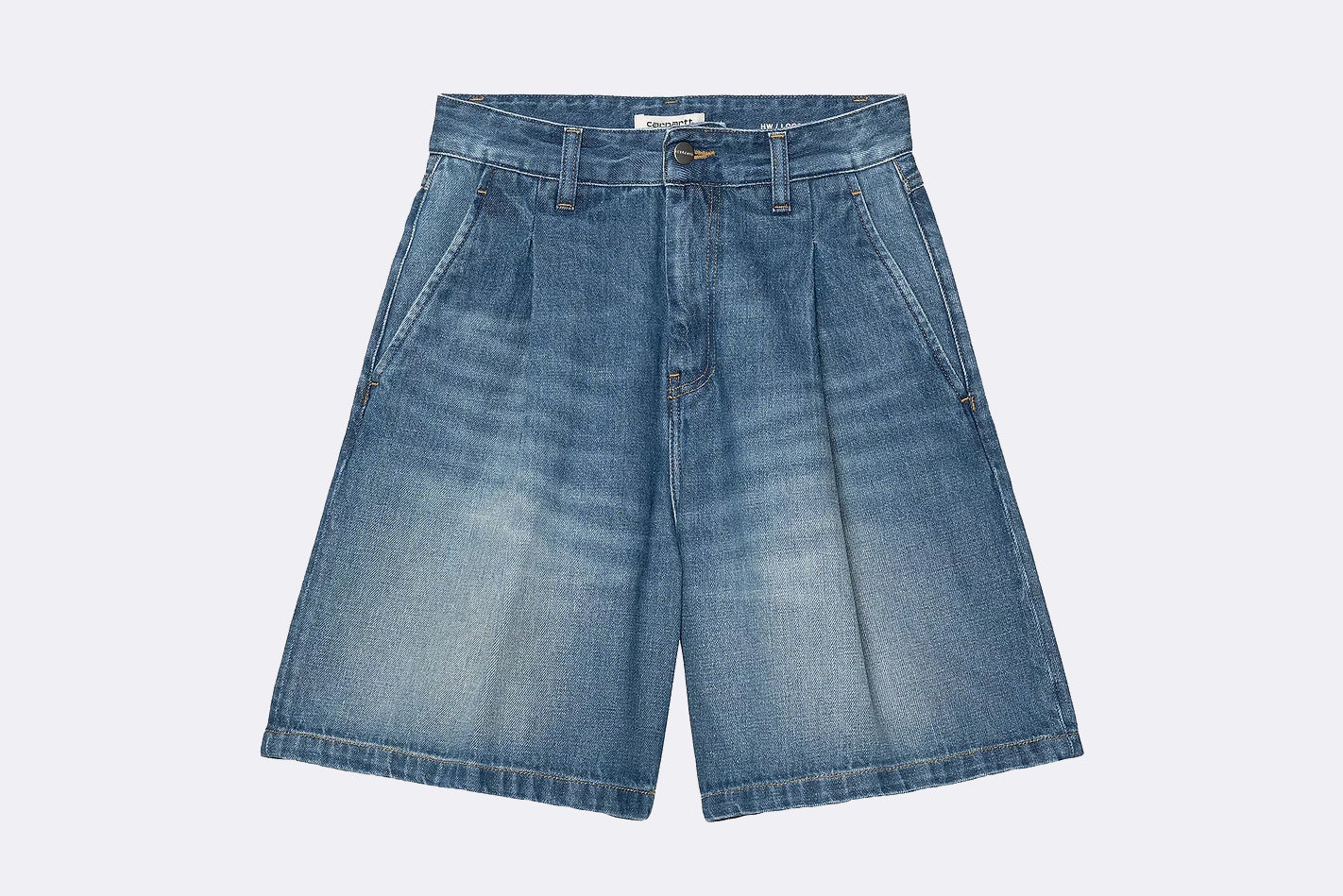 Pantalon Carhartt WIP Alta Short Azul para Mujer