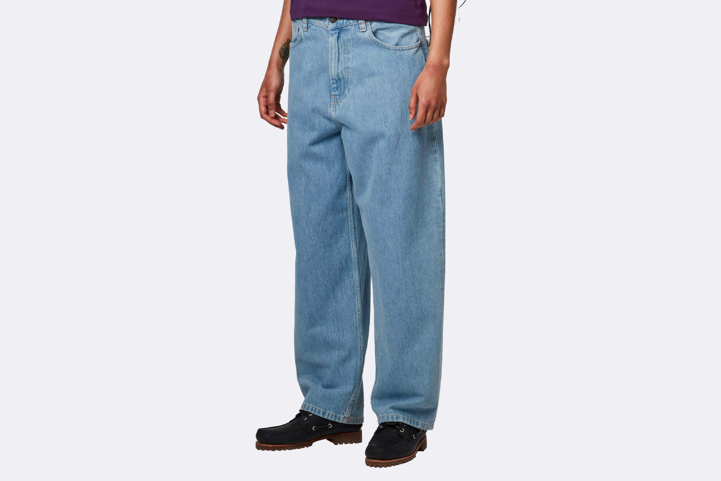 Pantalon Carhartt WIP Brandon Pant Azul para Mujer