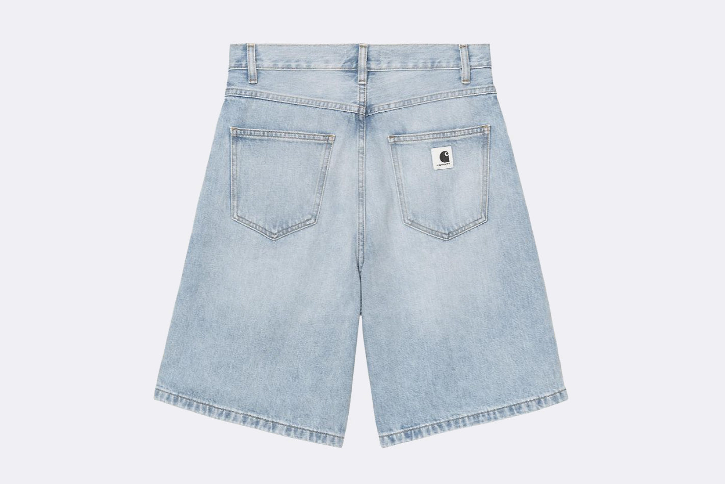Pantalon Carhartt WIP Brandon Short Vaquero Azul para Mujer